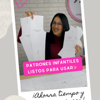 Patrón Básico Infantil Descargable: Cuerpo Superior, Manga y Pantalón