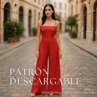 Patrón de Mono Enterizo: La Estructura que Unifica (Ajuste Perfecto Cuerpo-Pantalón).