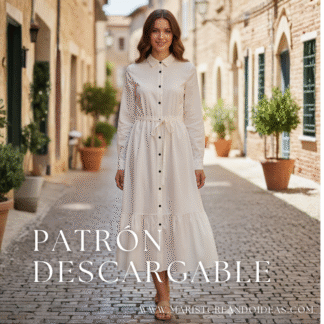 El Patrón de la Silueta Maxi: Caída Fluida, Estiliza la Figura (Elegancia Garantizada).