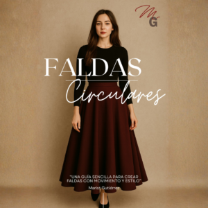 Deja de arruinar telas con la calculadora. El mejor Ebook sobre faldas circulares